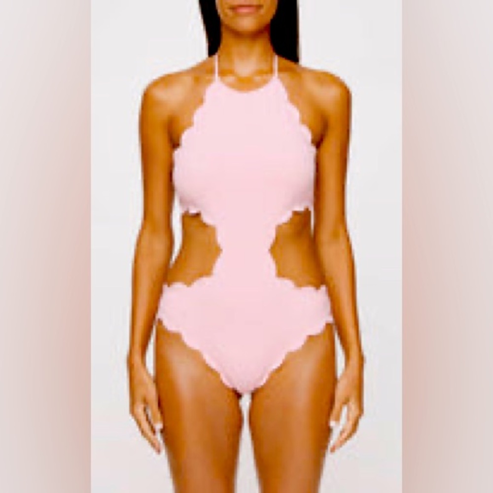 Marysia Mott Cut Put Maillot Pink w/Tags